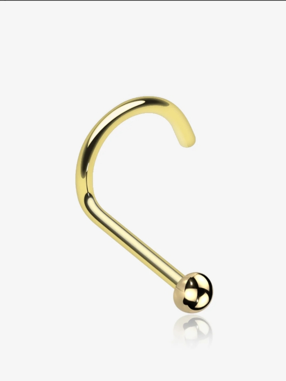 Gold Implant Grade Titanium Dome Top Nose Screw